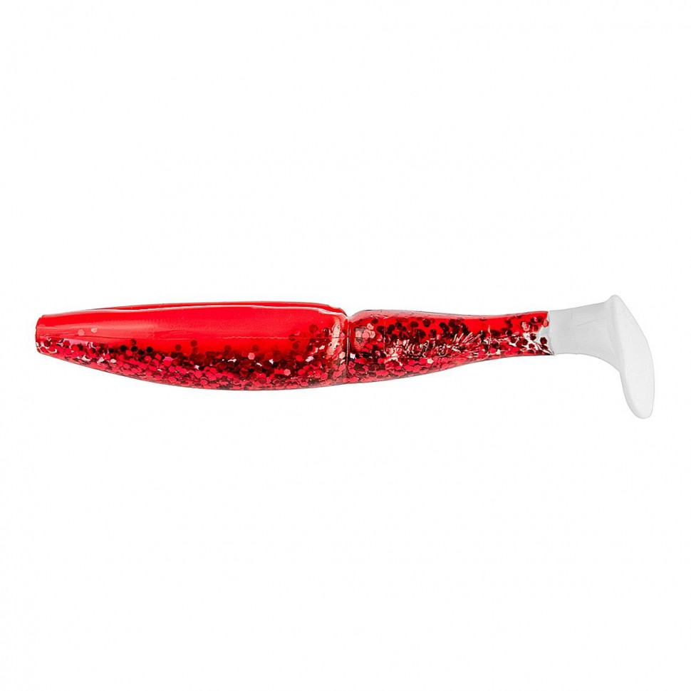 Виброхвост Helios Guru 3,0"/7,62 см, цвет Red Sparkles WT 9 шт HS-29-034 , 